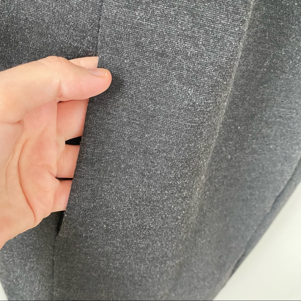 michael michael kors charcoal tailored dress with gold zipper detail - Picture 3 of 5